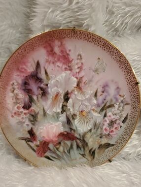 Vintage " Iris Quartet" by Lena Liu, the Symphony of Shimmering Beauty Series.